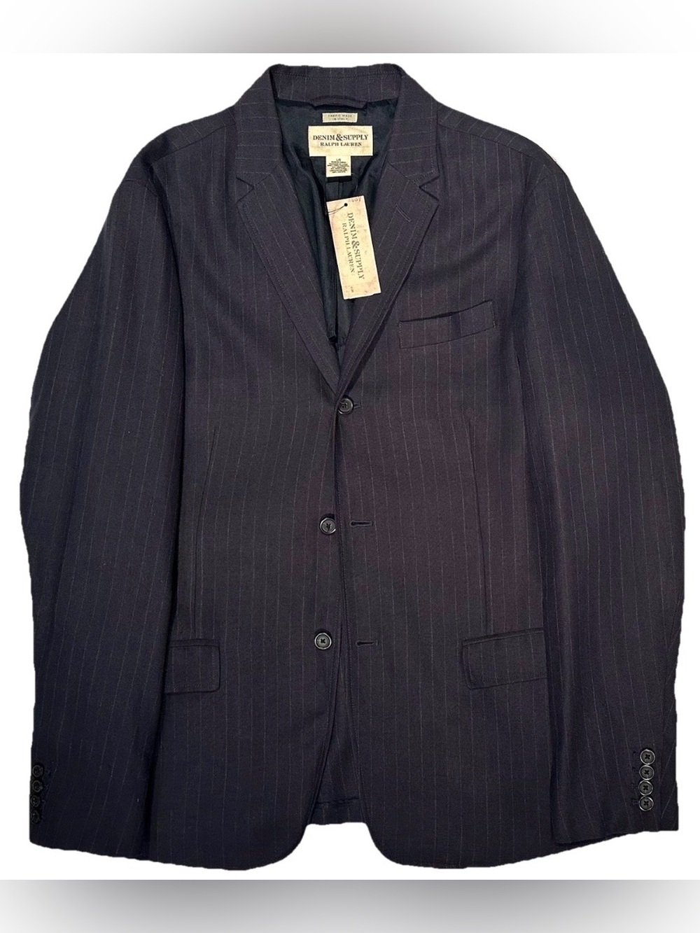 $895 NEW RALPH LAUREN DENIM & SUPPLY SPORTCOAT JACKET L / 42R 42 R LINEN WOOL